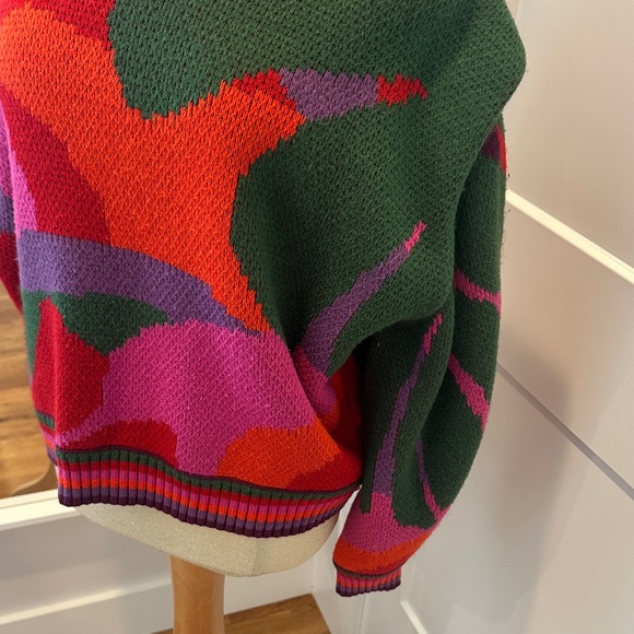 FARM Rio Multicolor Crew Neck Sweater - Picture 5 of 9